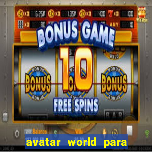 avatar world para imprimir e colorir